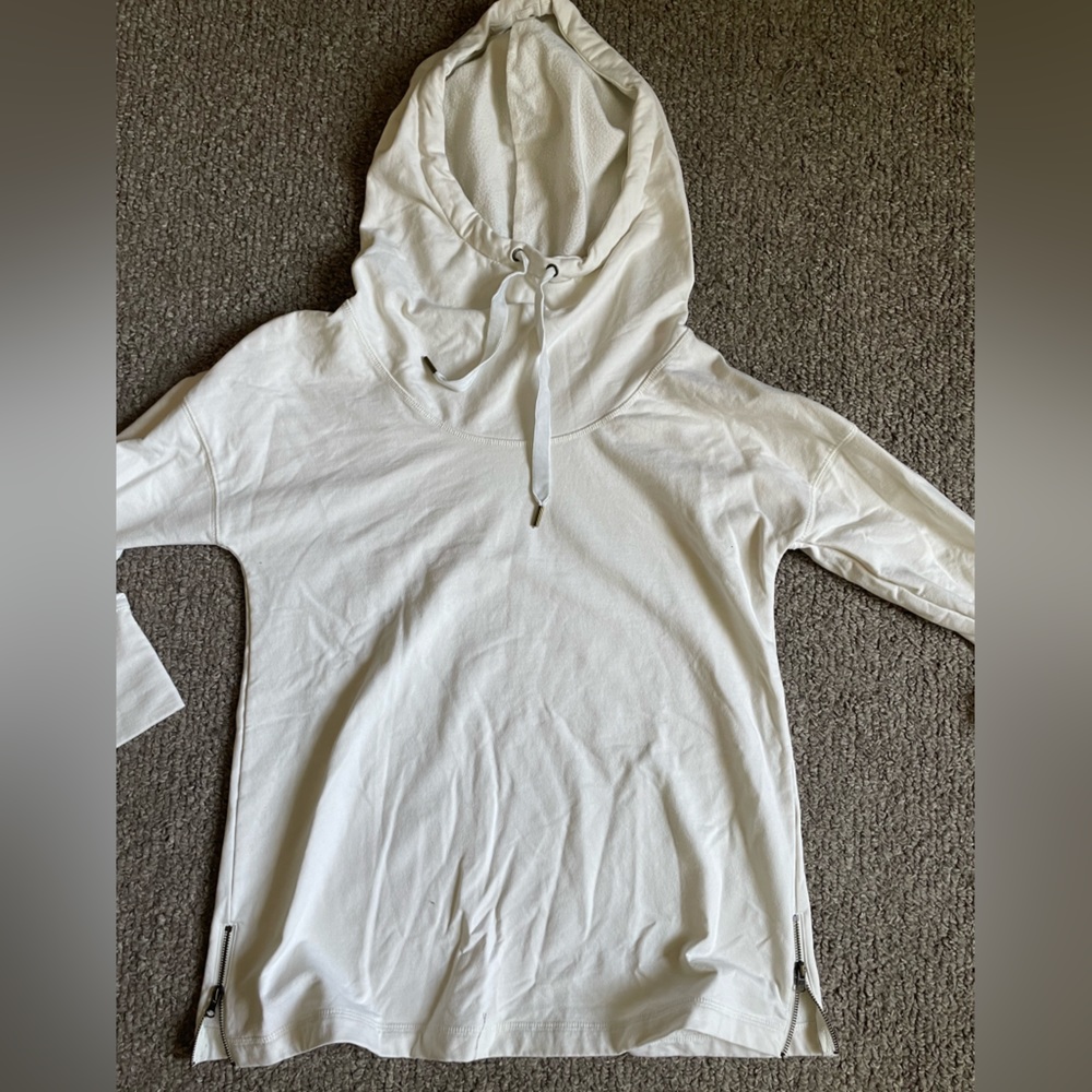 White sweatshirt